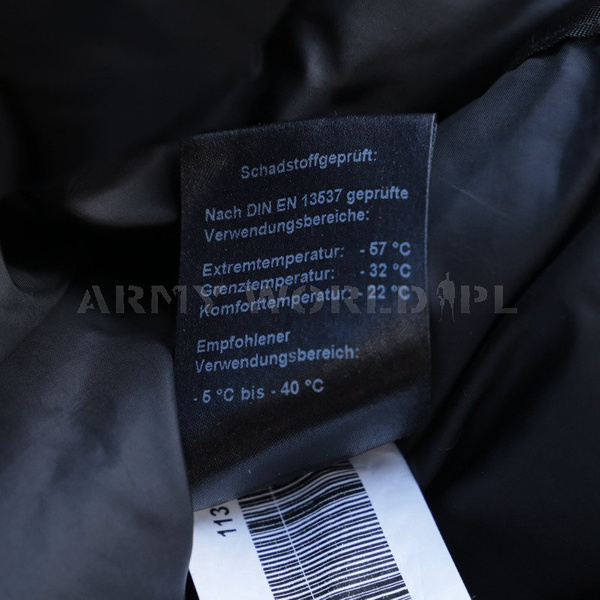 Bundeswehr Downy Sleeping Bag KSK Mummy CARINTHIA Daunen Black Original Used