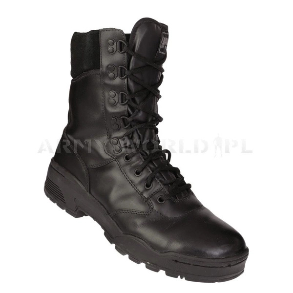 Military Boots Magnum Stealth Leather Black Military Surplus New