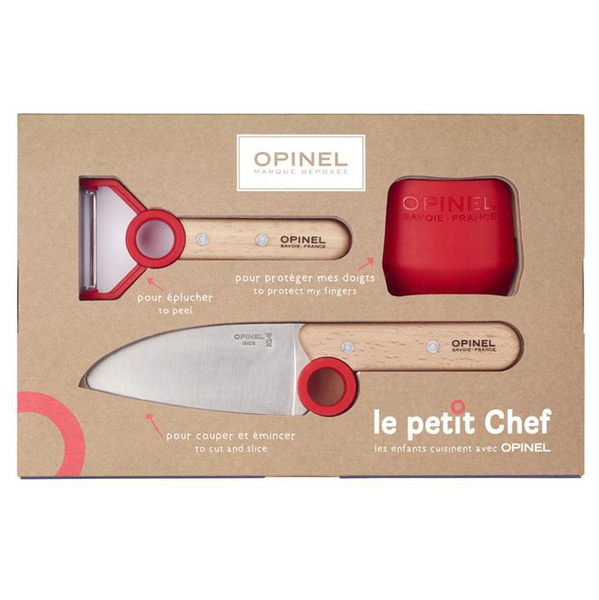 Zestaw Kuchenny Junior Le Petit Chef Opinel Czerwony (001746)