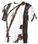 Hunting T-shirt Wild Tress Winter camouflage, MFH