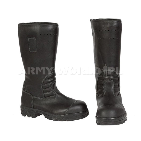 Firefighter Leather Jackboots BALTES Original Demobil Very Good Condition