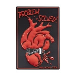 Emblemat "Problem solved!" PVC Helikon-Tex Czarny (OD-PSD-RB-01)