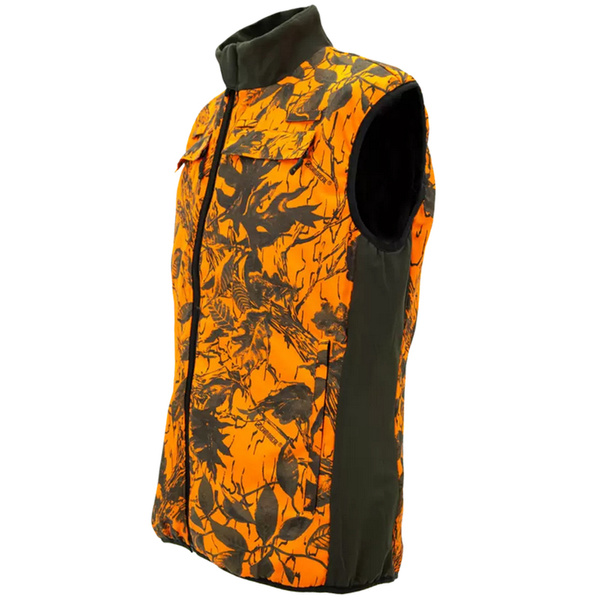Ultra Loden Reversible Vest G-LOFT® Carinthia Olive / Orange Blaze Camo 