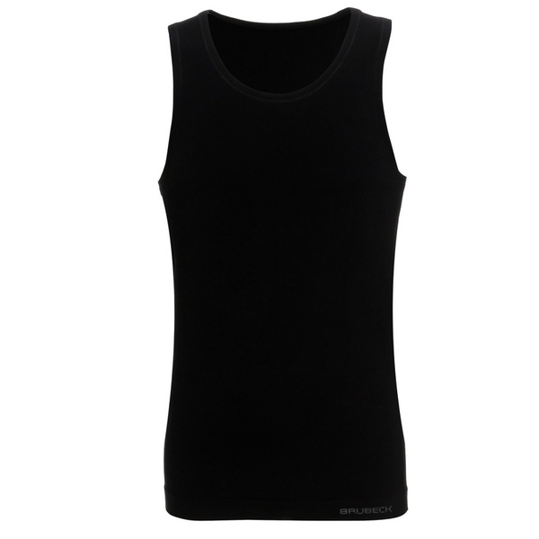 Men's Vest Comfort Cotton Brubeck Black