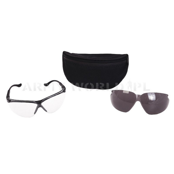 Okulary Taktyczne US Army UVEX XC Military Eyewear Protection Kit 2 Szybki Oryginał Demobil DB