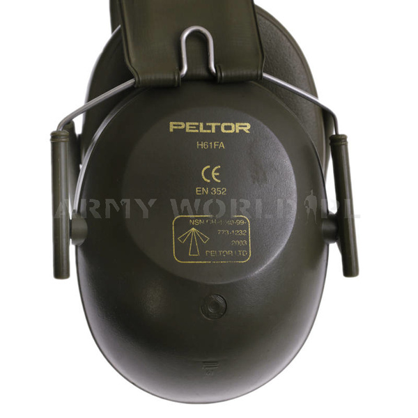Ochronniki Słuchu Peltor H61FA Olive Demobil II Gatunek