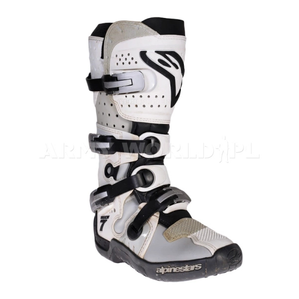 Buty Motocyklowe Alpinestars Tech 7 Białe Oryginał Demobil DB