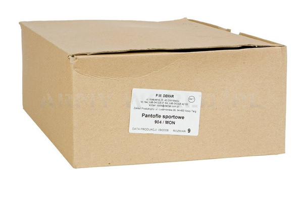 Buty Pantofle Sportowe 904/MON Wojskowe Polskie Nowe