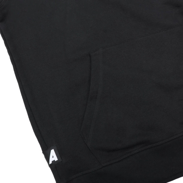 Bluza Z Kapturem D010 Original Logo Hoodie Arktis Czarna
