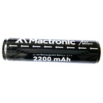 Akumulator Do Latarki 18650 Ogniwo Dwubiegunowe 2200 mAh USB Mactronic (RAC001B)