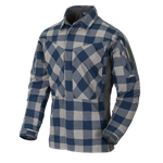 Tactical Shirt MBDU Flannel® Long sleeve Helikon-Tex Slate Blue Checkered (KO-MBD-PO-C0)