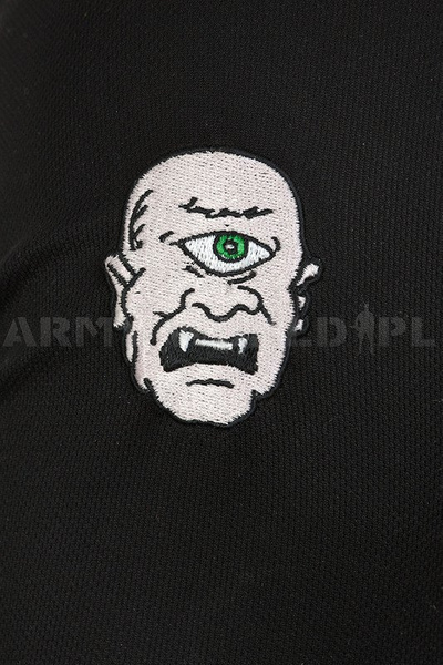 T-shirt Termoaktywny Coolmax Z Naszywką Cyclops Fear Naught Czarny Oryginał Demobil BDB
