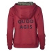 Bluza Damska Z Kapturem Outdoorowa Super Hoodie Max Durabo Beetroot Red