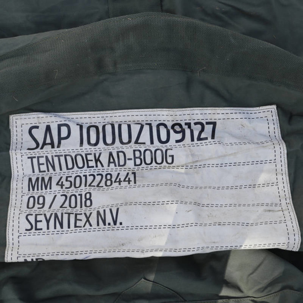 Czasza Namiotu Wojskowa Holenderska Łukowa TentDoek Oryginał Demobil BDB