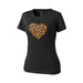 Women's T-shirt Helikon-Tex Chameleon Heart Black (TS-WCH-CO-01)