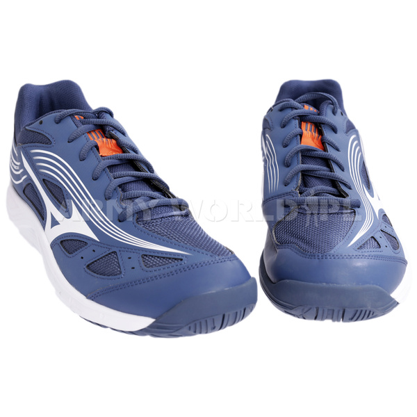 Buty Sportowe Mizuno Cyclone Speed 3 KDM1022 Granatowo / Pomarańczowe Demobil BDB