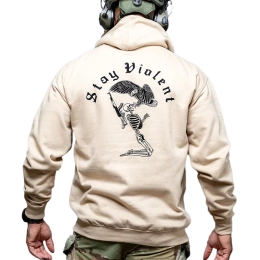 Bluza Stay Violent Hoodie Brothers In Arms Sand