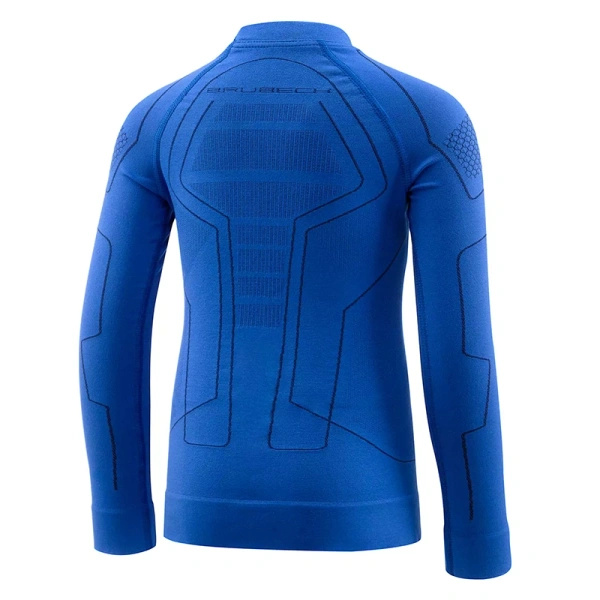 Bluza Termoaktywna Dziecięca Thermo Kids Brubeck Niebieska (LS1611)