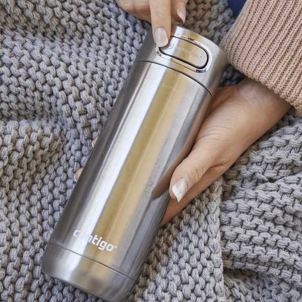 Kubek Termiczny Luxe Autoseal 470 ml Contigo Stalowy (2115522)