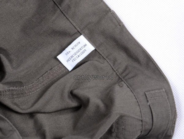Military Austrian Trousers Ripstop Oliv Original Demobil