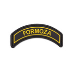 Naszywka Formoza 3D PVC 101 Inc. Czarno / Żółta