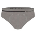 Men's Briefs Comfort Wool Merino Brubeck Dark Grey (BE10050)