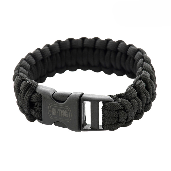 Bransoleta Paracord M-Tac Czarna (HWSH002-BK)