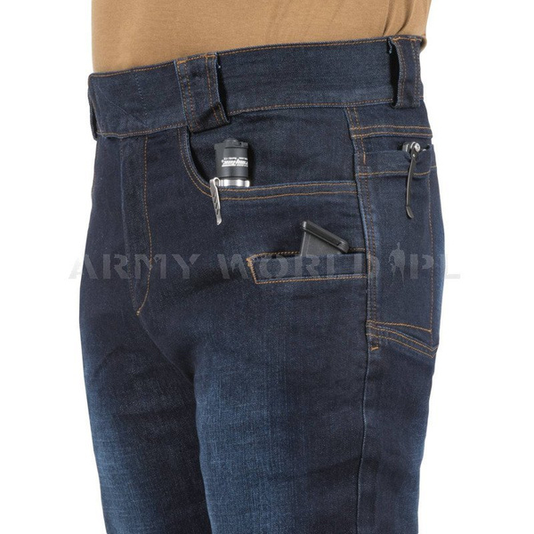 Trousers Greyman Tactical Jeans Helikon-Tex Denim Mid Dark Blue (SP-GTJ-DD-31)