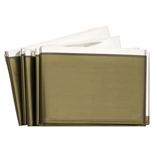 Koc Ratunkowy Folia NRC 160×210 cm Rhino Rescue Emergency Blanket Olive/Silver (698090)