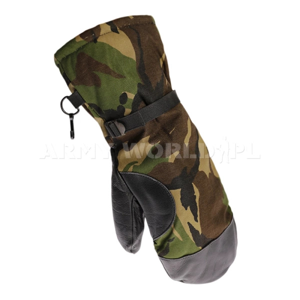 Rękawice Wojskowe Łapki Holenderskie Ocieplane DPM Oryginał Demobil DB