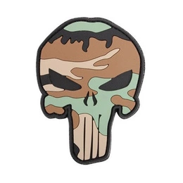 Naszywka Punisher 3D PVC 101 Inc. Woodland 