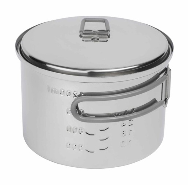 Garnek Turystyczny Outdoor Pot 1600 ml Stainless Steel Esbit (PT1600ST)
