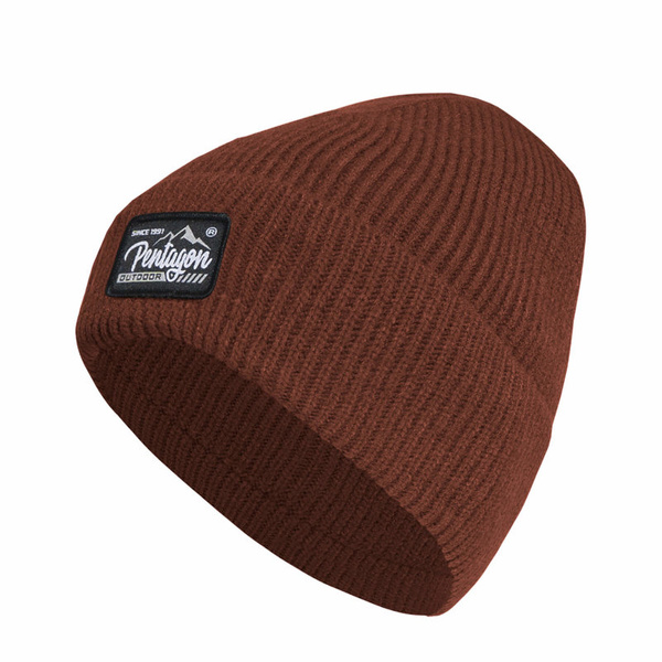 Czapka POLARIS Watch Cap Pentagon Maroon Red (K13052)