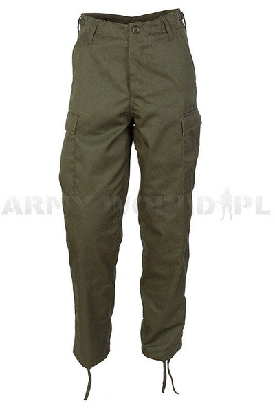 Military Cargo Pants  Ranger Type BDU Oliv New (11810001)