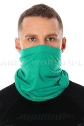 Thermoactive Woolen Half-Balaclava / Neck Gaiter Merino Wool Brubeck Green
