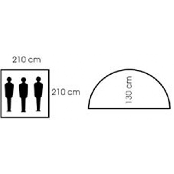 Namiot "Monodom" 3 Osobowy MFH Operation - Camo (32103X)