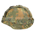 Cover For Kevlar Type Helmet Bundeswehr Reversible Two-Seded Flecktarn/Wustentarn Original Used