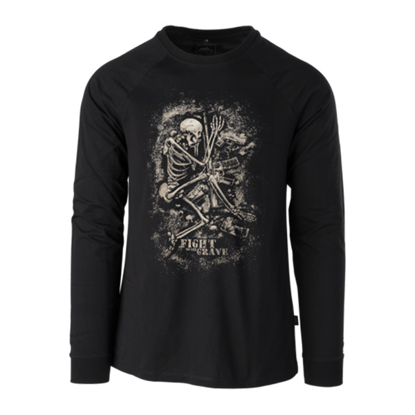Bluzka Z Długim Rękawem Fight To The Grave Helikon-Tex Czarny (TS-TTG-CO-01)