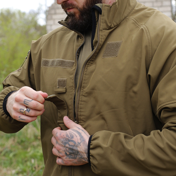 Kurtka Wojskowa Softshell Holenderski KPU Coyote Oryginał Demobil BDB
