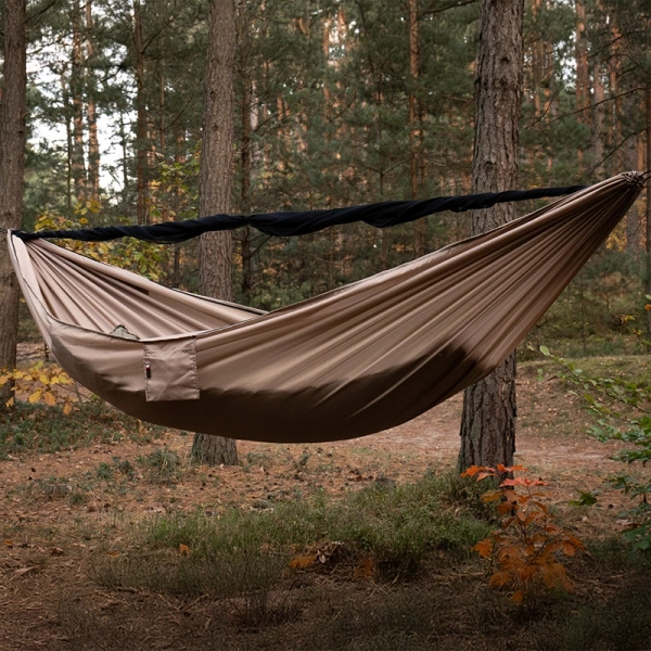 Hamak Lekki Turystyczny Ważka V1 Long + Moskitiera Double Zip TigerWood Desert