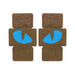 Naszywka Tiger Eyes M-Tac Coyote / Blue (51502995)