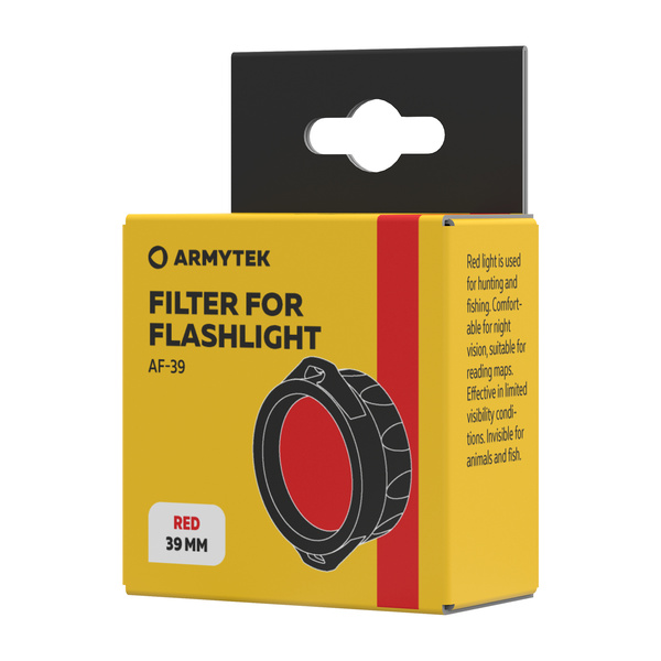 Filtr Red Filter AF-39 Predator/ Viking Armytek Czerwony (A005FPV)