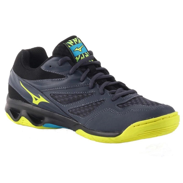 Buty Sportowe Halowe Thunder Blade MIZUNO Szaro / Żółte Oryginał Nowe