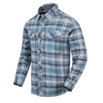 Koszula Taktyczna Defender Mk2 Pilgrim Długi Rękaw Helikon-Tex Blue Plaid (KO-DPG-SR-P6501)