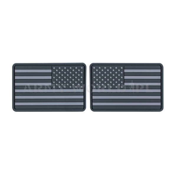 Emblem FLAG USA Small PVC Helikon-Tex Grey (OD-FUS-RB-19)