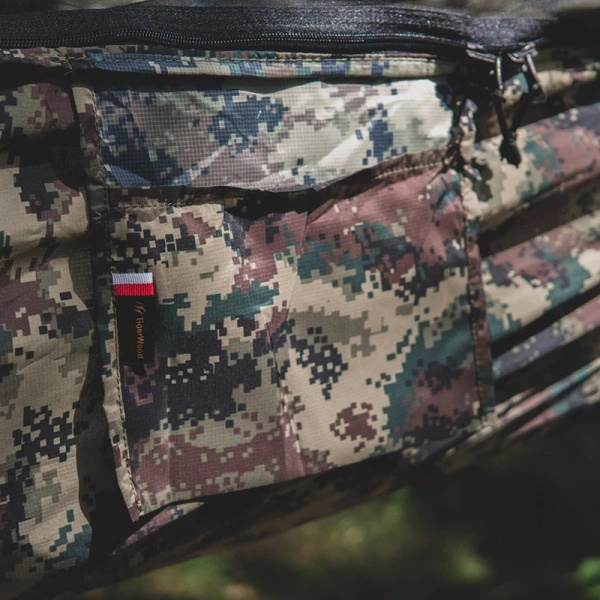 Hamak Lekki Turystyczny Ważka V2 + Moskitiera TigerWood Camo
