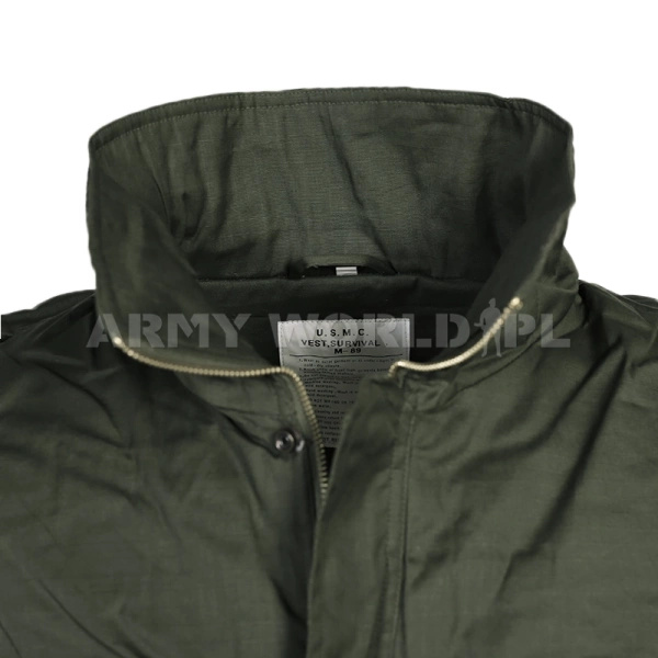 Bezrękawnik USMC M89 Fostex Ripstop Olive Powystawowy