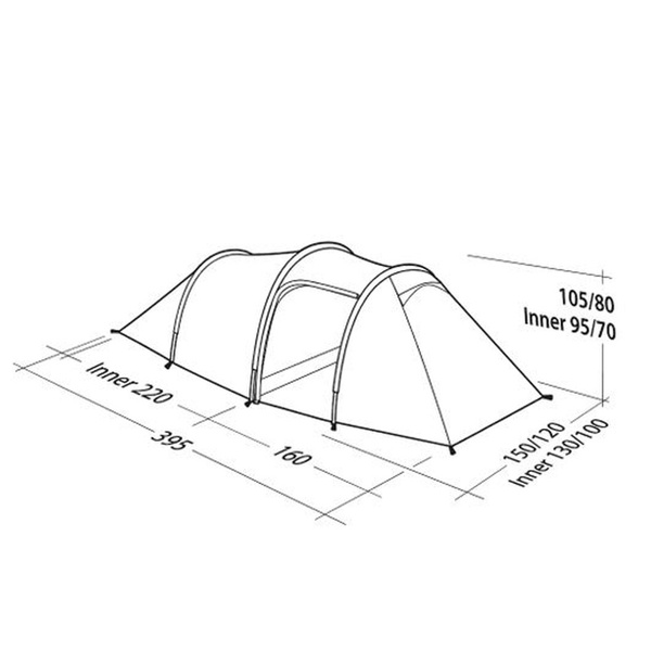 Namiot Dwuosobowy Voyager 2EX Robens Olive (130263)