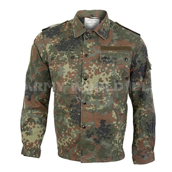 Bluza Wojskowa Tropikalna Kosowo Flecktarn Bundeswehr Oryginał Demobil BDB - Zestaw 10 Sztuk