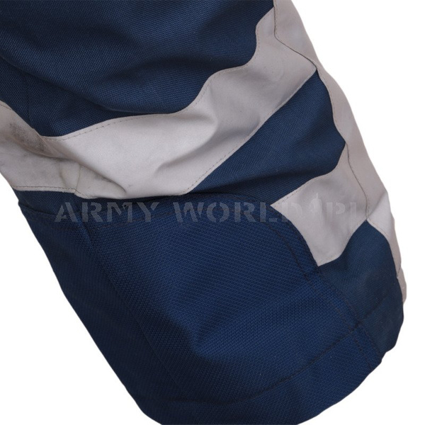 Motorcycle Trousers + Braces + Lining STADLER Navy blue Genuine Military Surplus Used